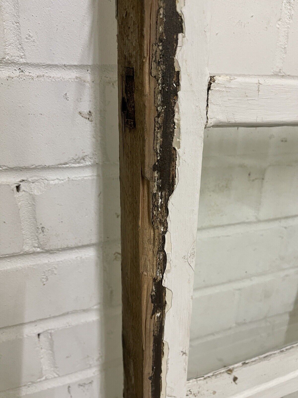 Reclaimed Old Modern Georgian Style 8 Panel Wooden Window 568 x 1175mm