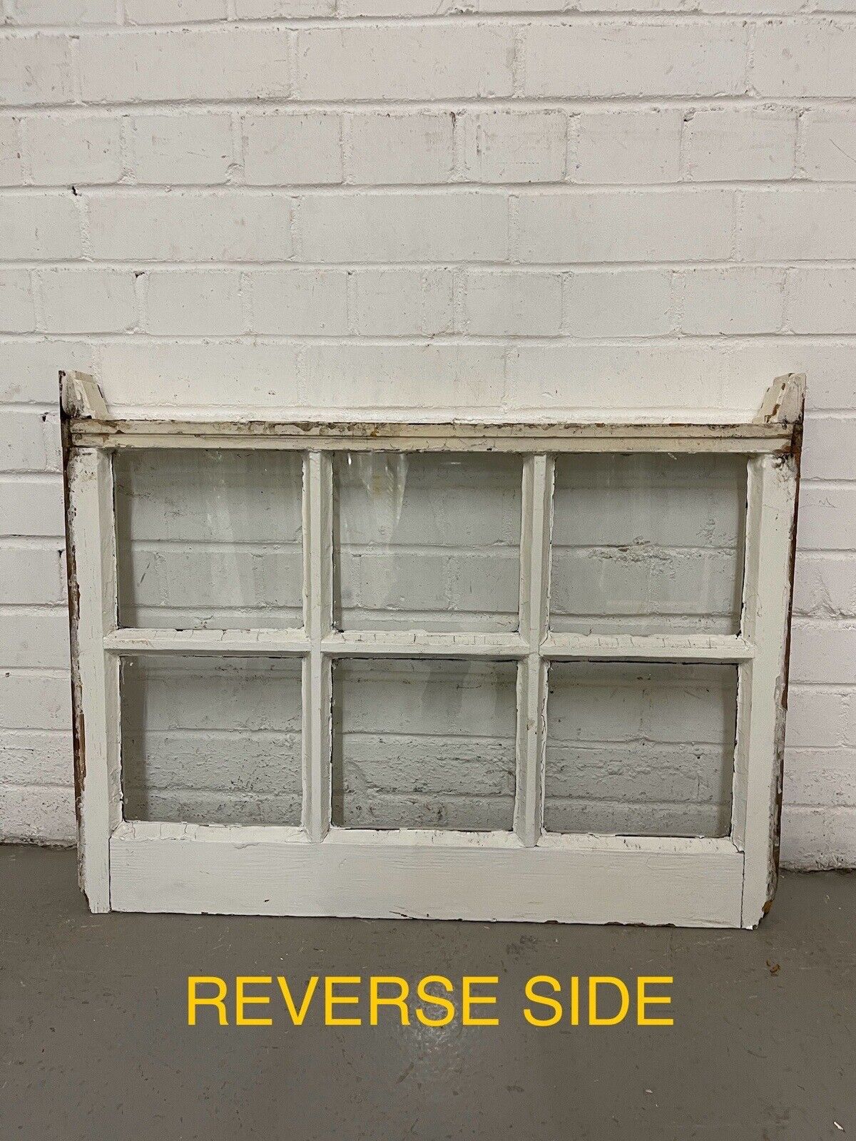 Pair Reclaimed Georgian 6 Panel Wooden Panel Sash Window 770 x 545 770 x 590mm