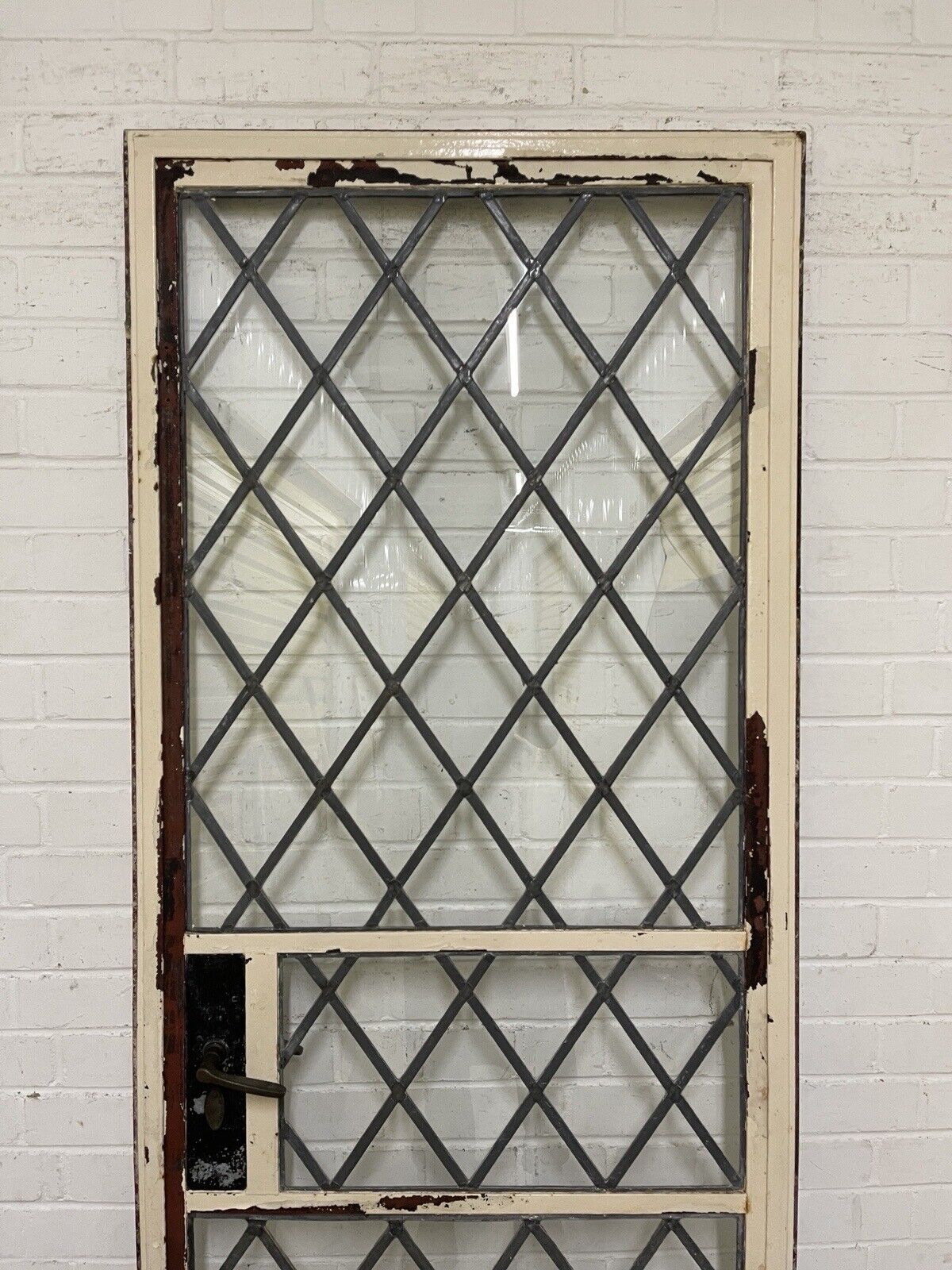 Reclaimed Vintage Industrial Crittall Crital Steel Metal Door Frame 2055 x 763mm