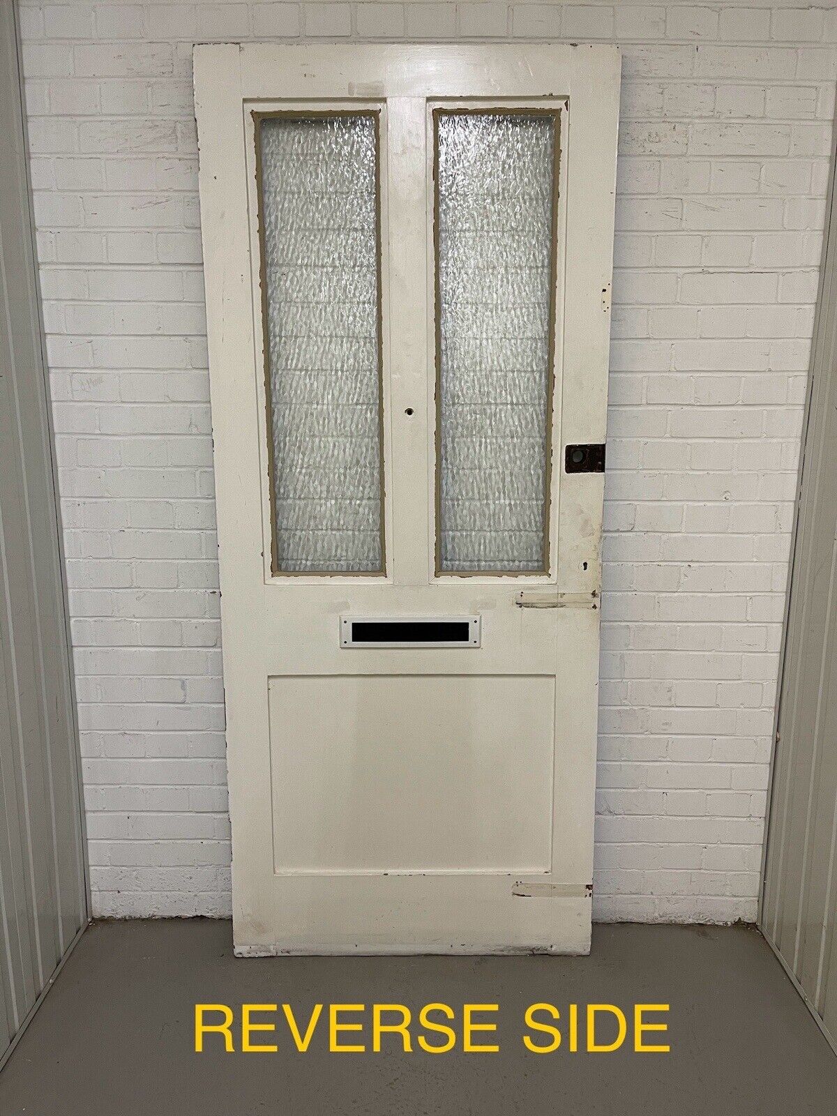 Reclaimed Old Victorian Edwardian Wooden Panel Front Door 2125 x 910mm