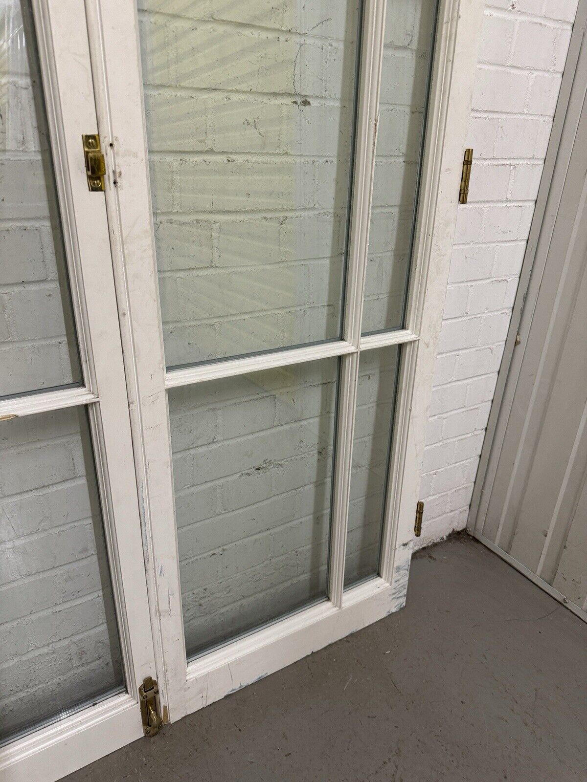 Reclaimed French Double Glazed Wooden Double Doors 1786 or 1810mm x 1120mm