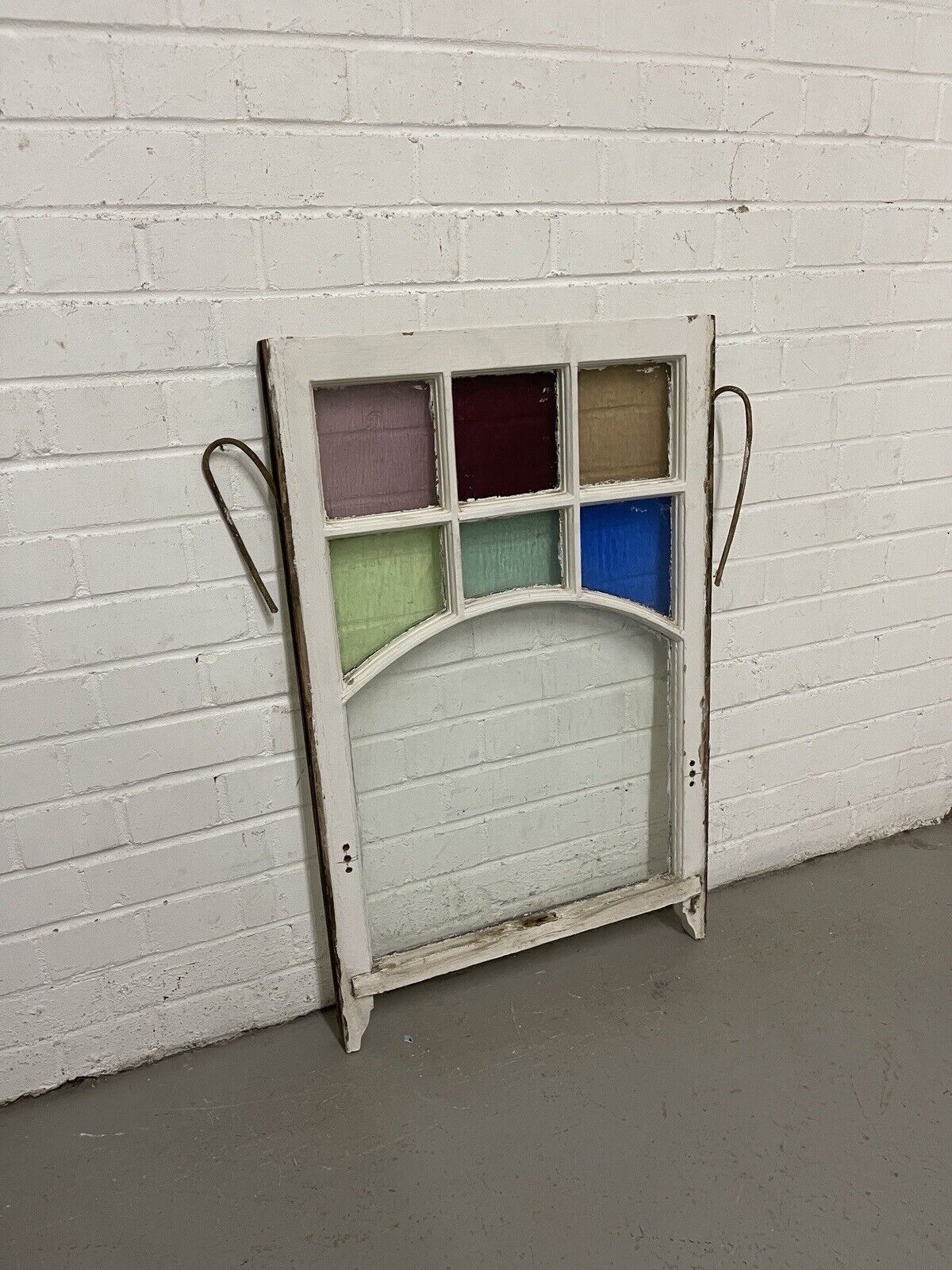 Reclaimed Old Georgian Edwardian Panel Wooden Sash Window 558 x 880mm