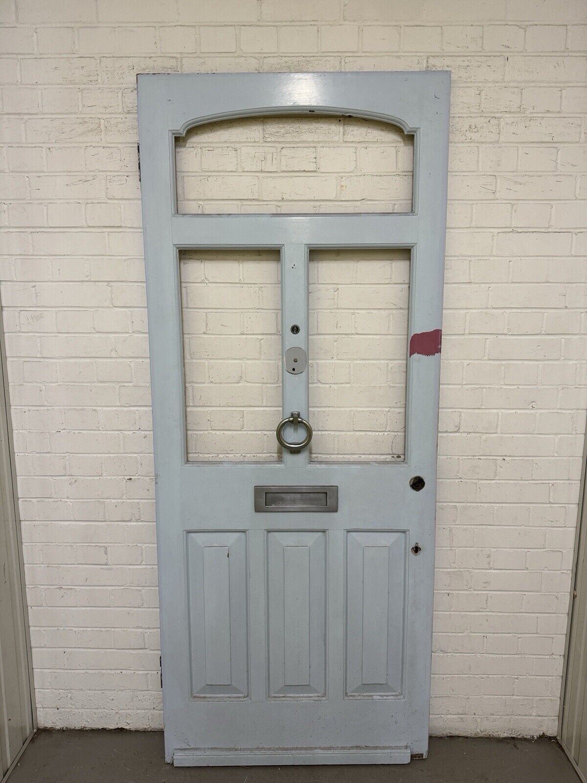 Reclaimed Old Victorian Edwardian Wooden Panel Front Door 2092 x 860mm