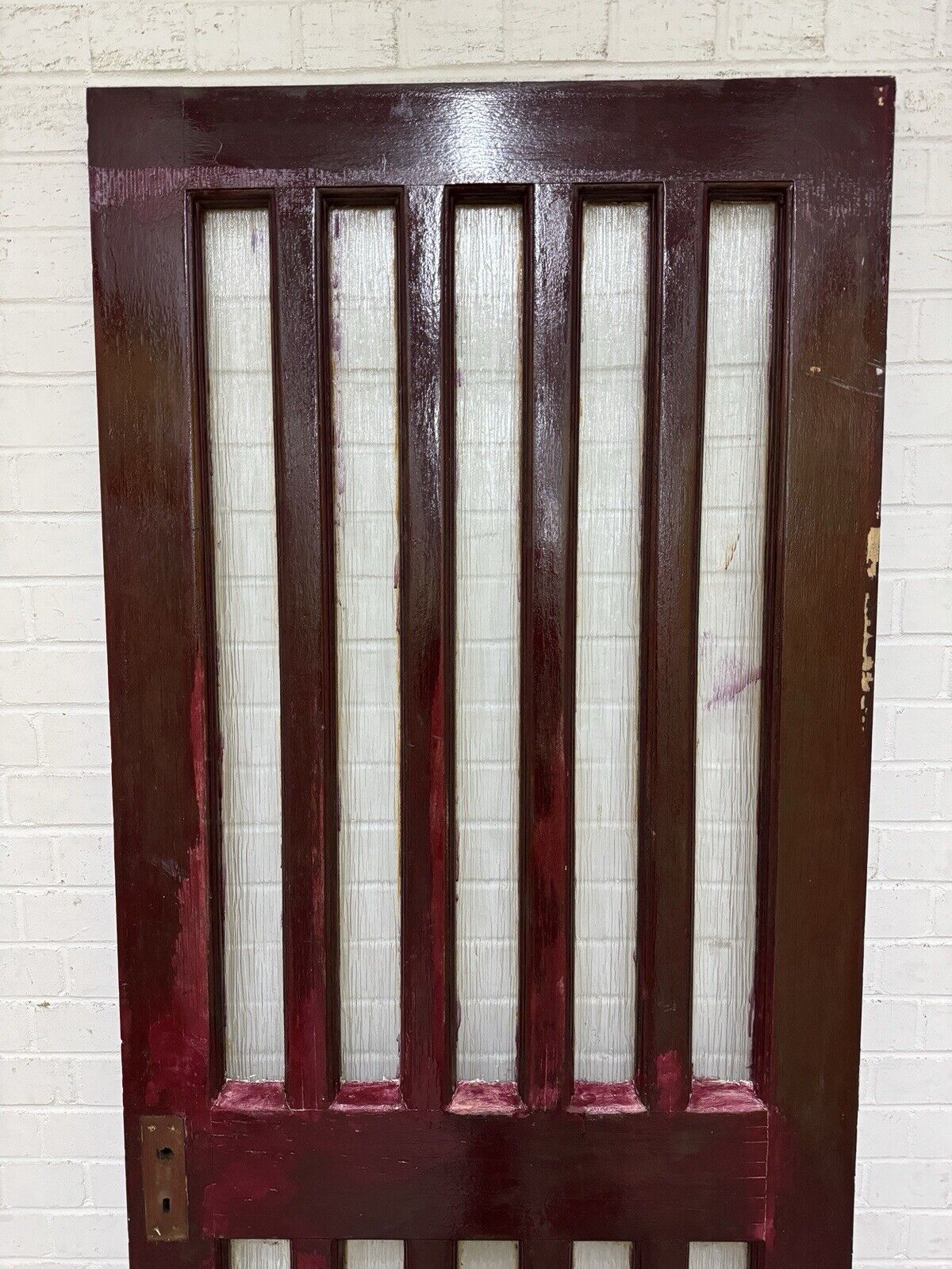 Reclaimed Old Victorian Edwardian Wooden Front Door 1976 Or 1955mm x 840mm