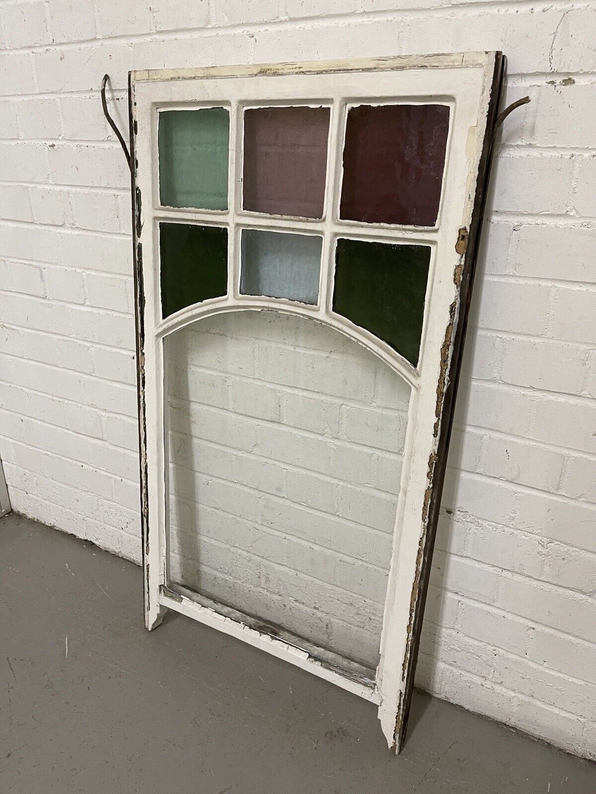 Reclaimed Old Georgian Edwardian Panel Wooden Sash Window 555 x 1030mm