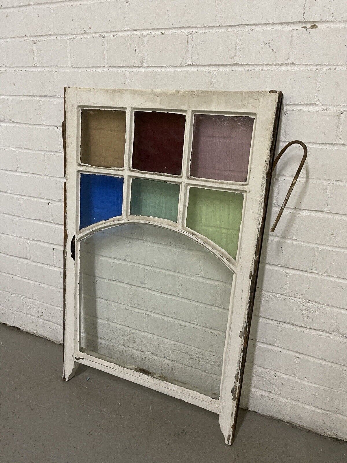 Reclaimed Old Georgian Edwardian Panel Wooden Sash Window 558 x 880mm