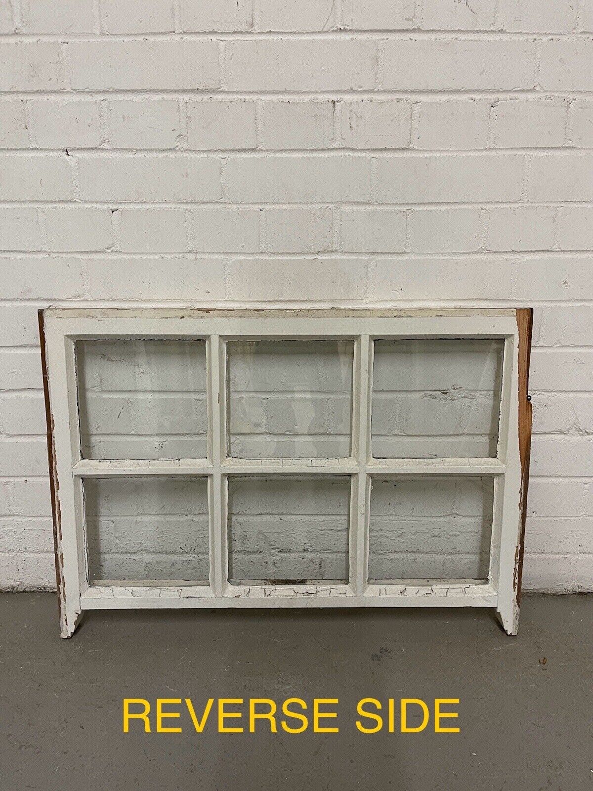 Pair Reclaimed Georgian 6 Panel Wooden Panel Sash Window 770 x 545 770 x 590mm