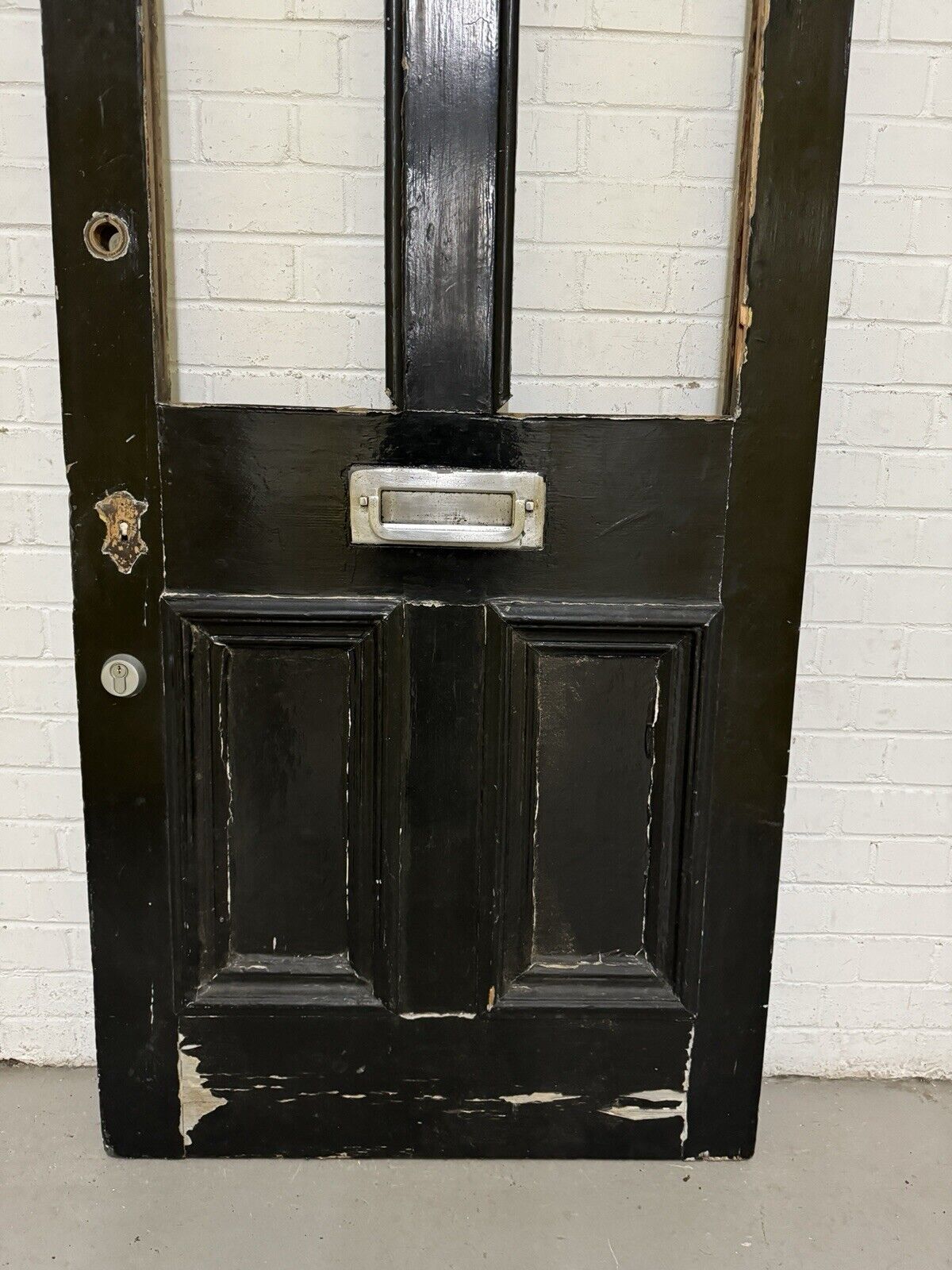Reclaimed Old Victorian Edwardian Wooden Panel Front Door 2075 or 2080 x 855mm