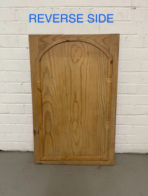 Three Reclaimed Pine Victorian Alcove Cupboard Doors 853 x 550mm 512 x 598mm