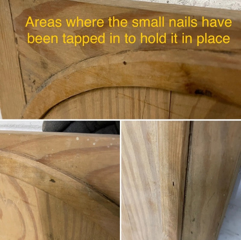 Three Reclaimed Pine Victorian Alcove Cupboard Doors 853 x 550mm 512 x 598mm