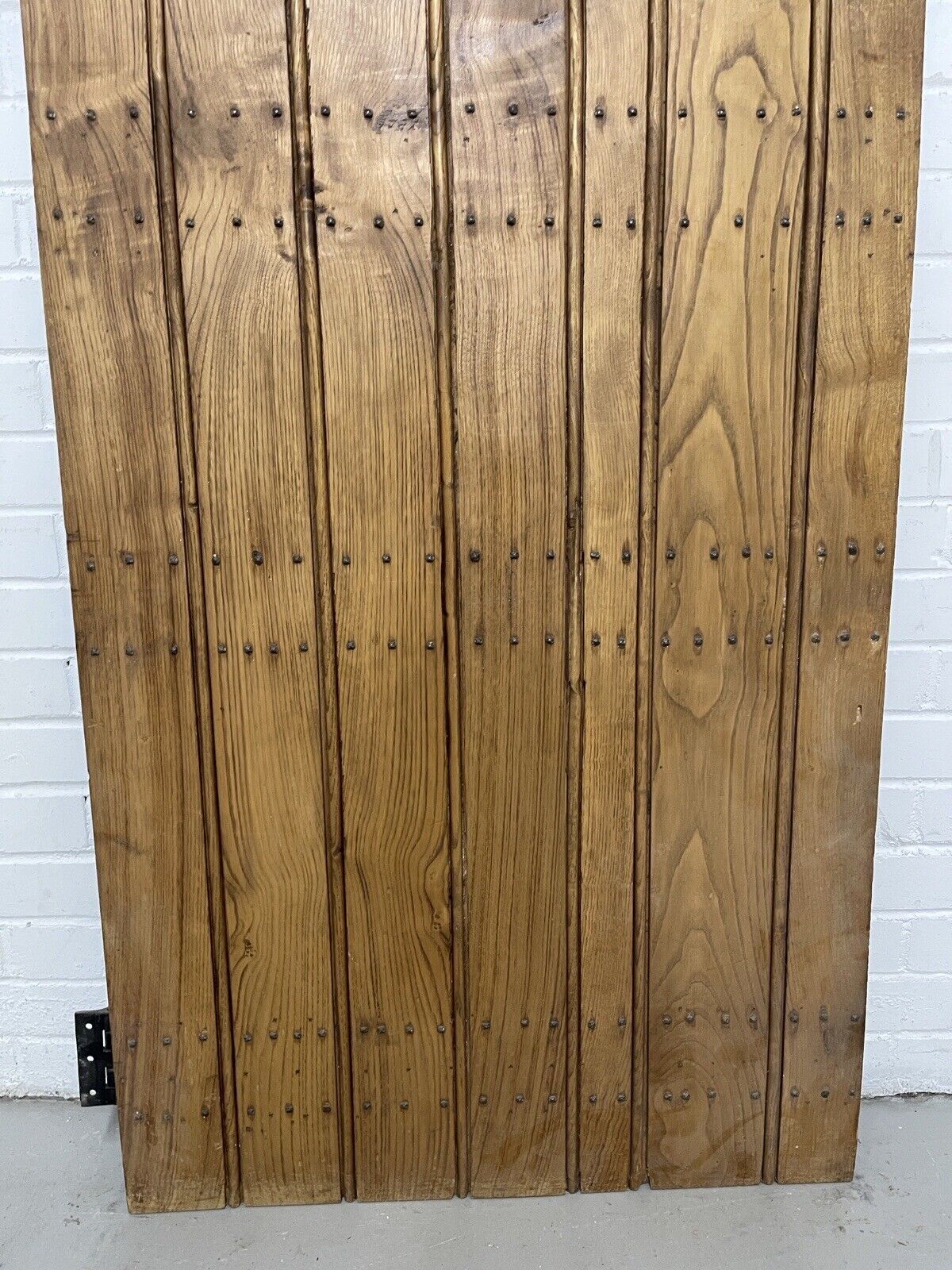 Reclaimed Oak Old Handmade Studded Ledge and Brace door 1830 x 752mm