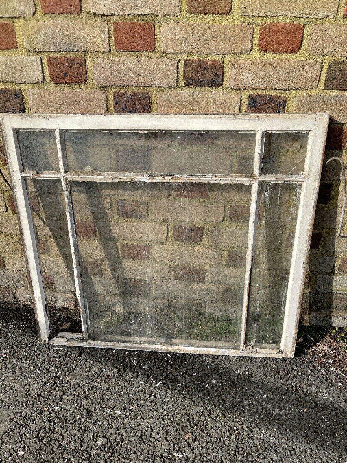 Reclaimed Old Edwardian 6 Panel Wooden Panel Sash Window