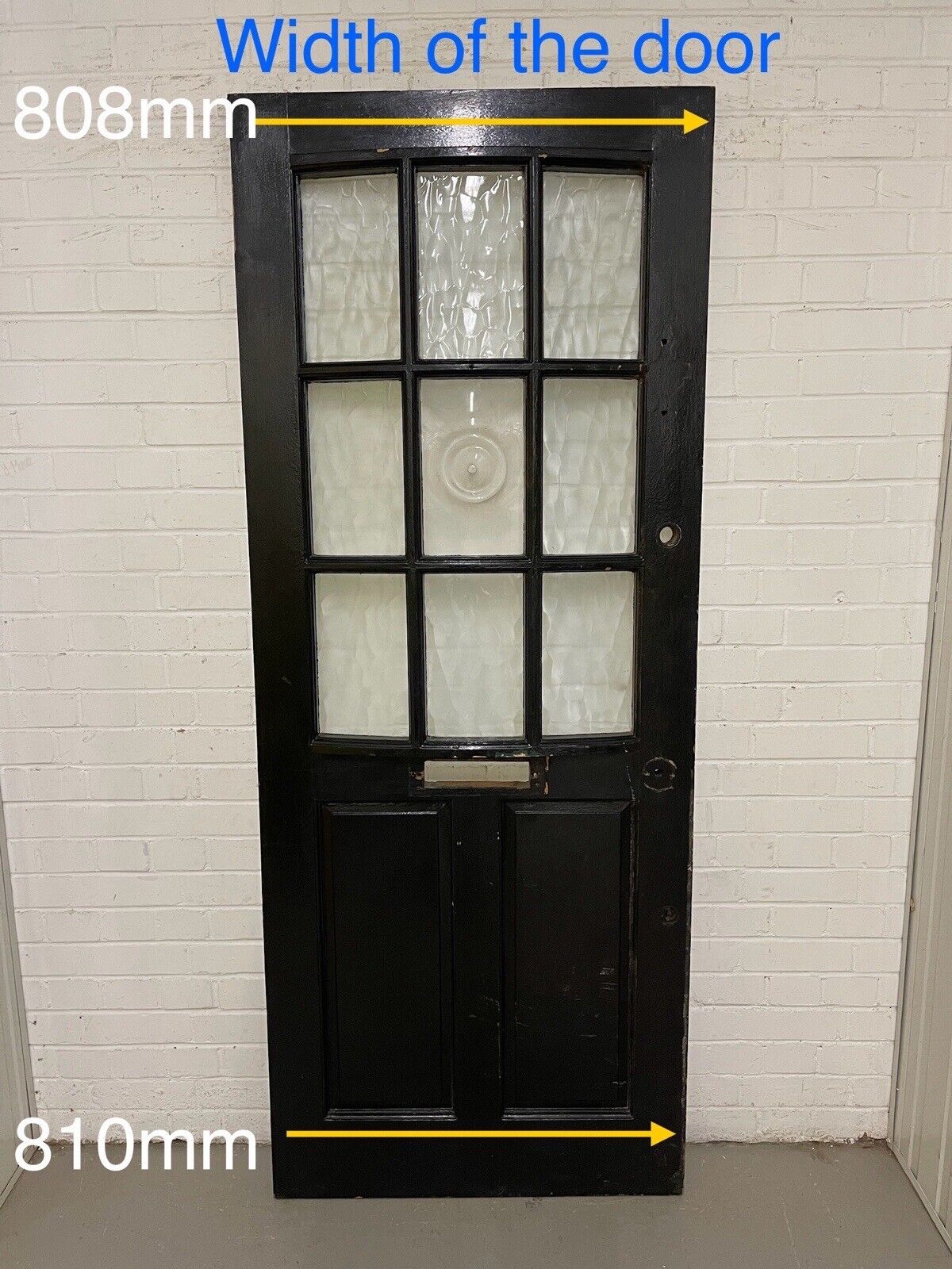 Reclaimed BOW DESIGN Wooden Panel External Front Door 2028 x 808 or 810mm