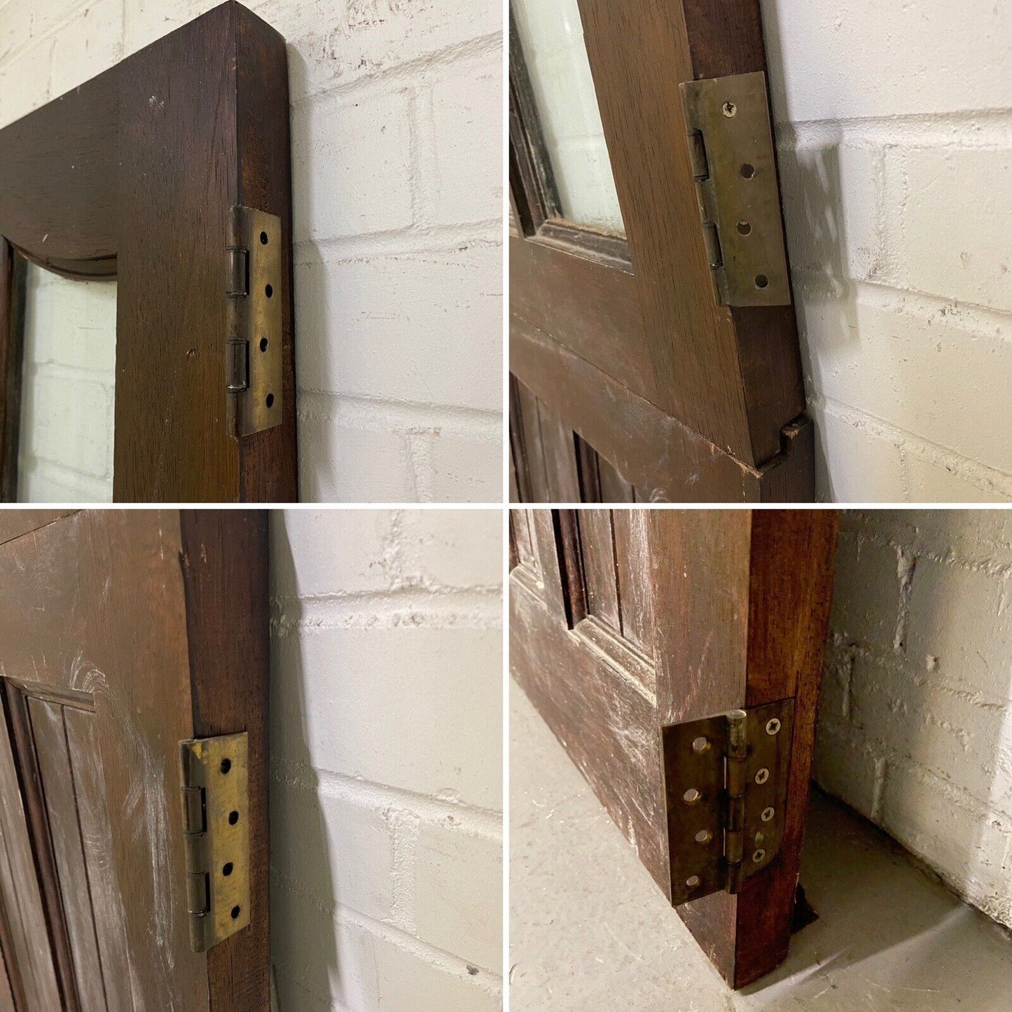 Solid Hardwood External Glass panel Stable Door 1970 X 830mm