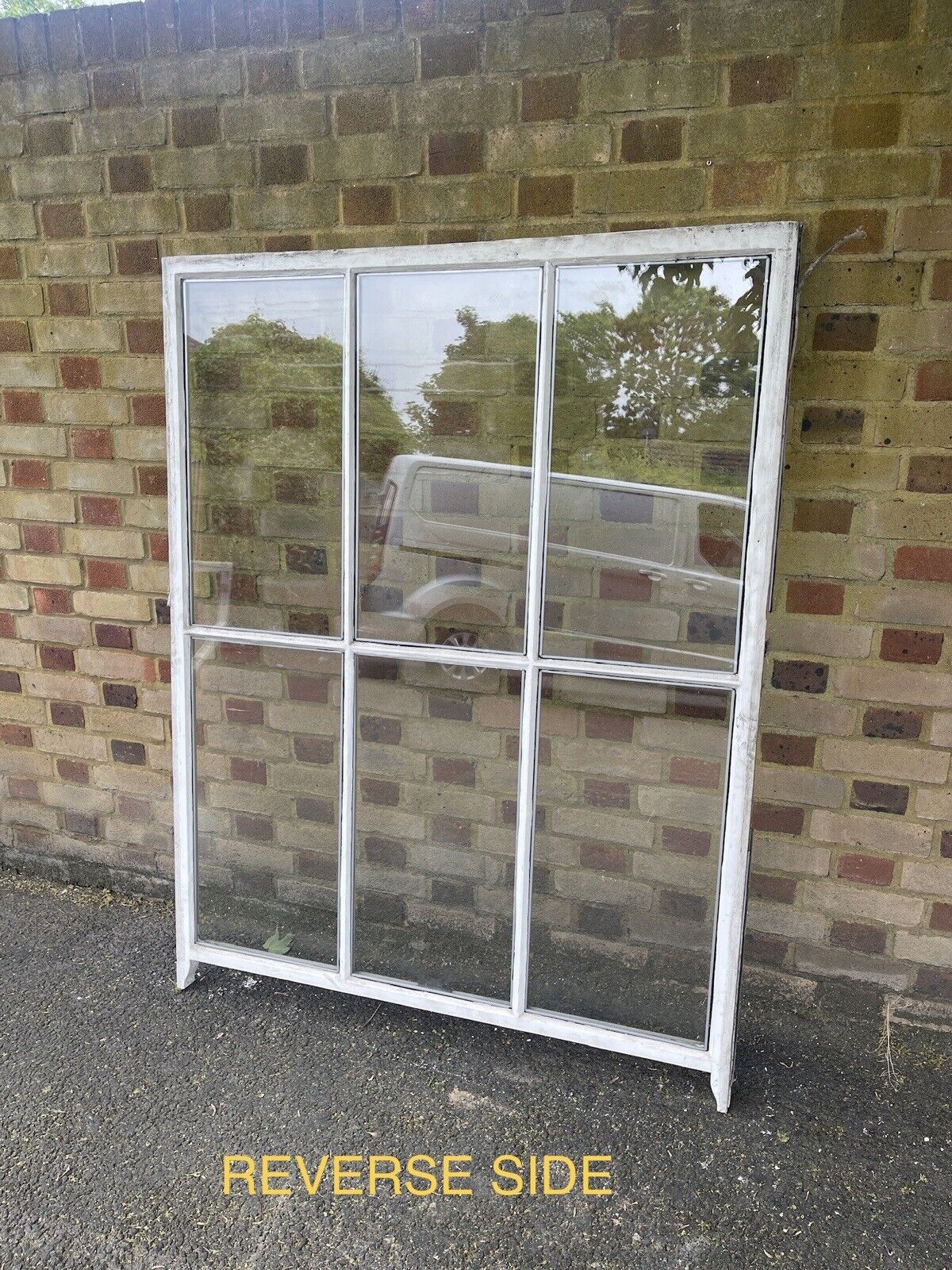 Large Reclaimed Double Glazed Georgian 6 Panel Wooden Window 1210 x 1580 or 1505mm