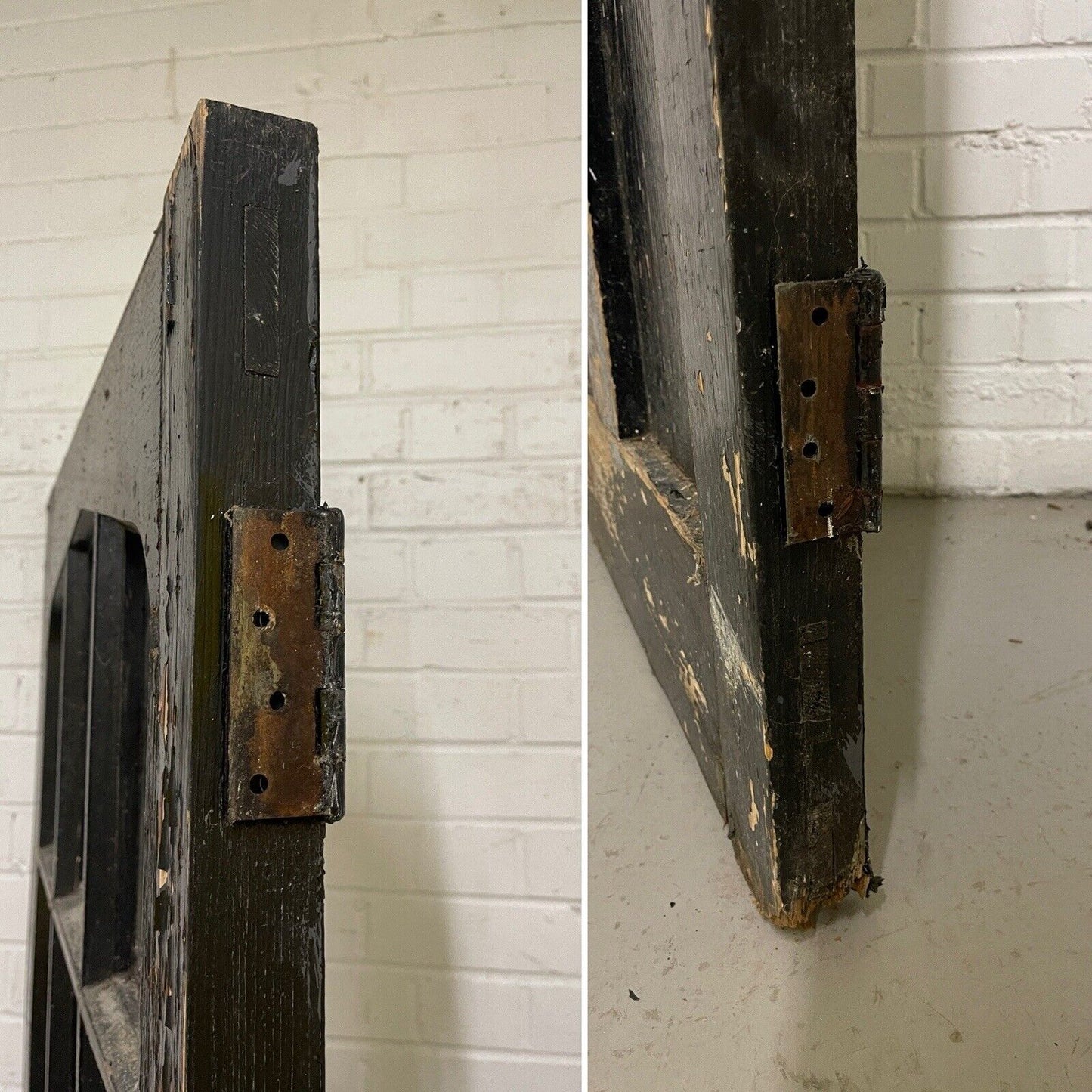 Reclaimed Edwardian Arch Wooden Panel Front Door 1940 0r 1965 x 755mm