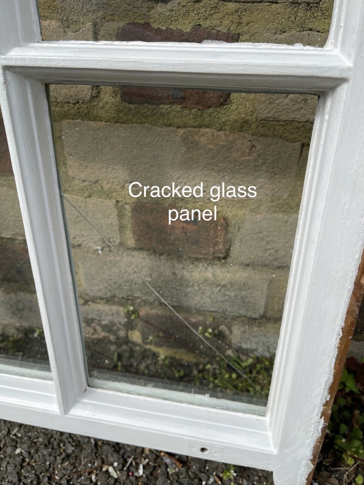 Reclaimed Old Georgian 8 Panel Wooden Sash Window