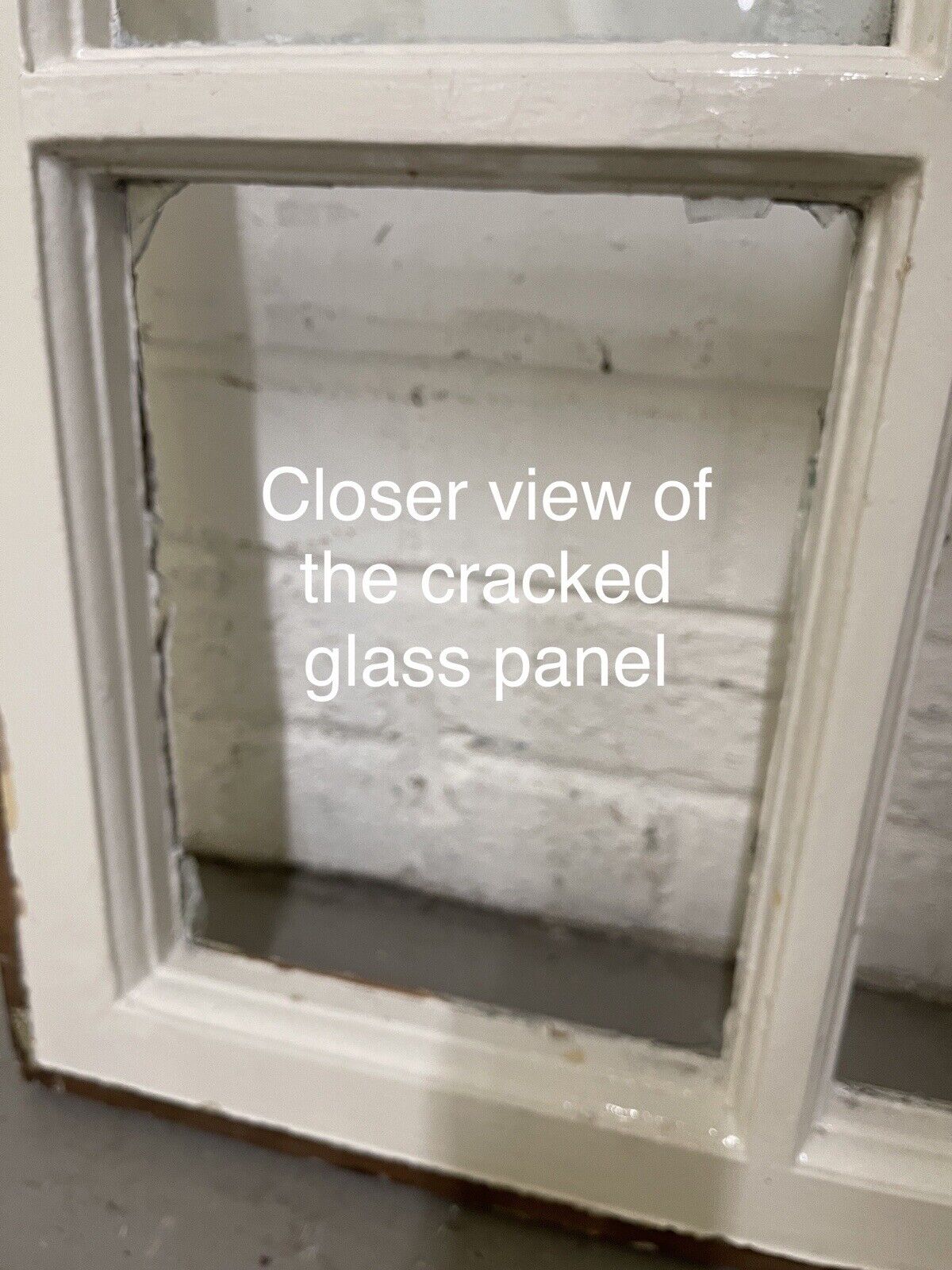 Reclaimed Old Georgian 4 Panel Wooden Window 520 x 640mm