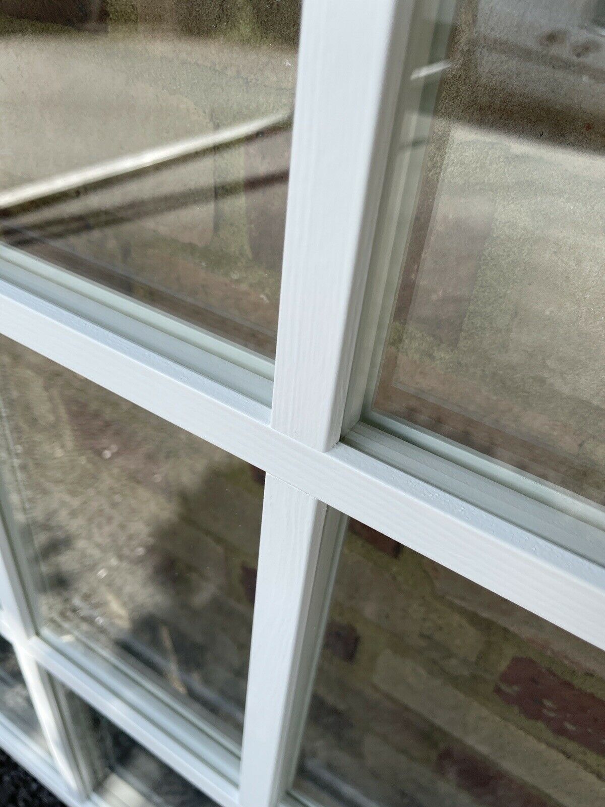 Modern Georgian Bar Double Glazed Matching Wooden Sash Windows Top and Bottom