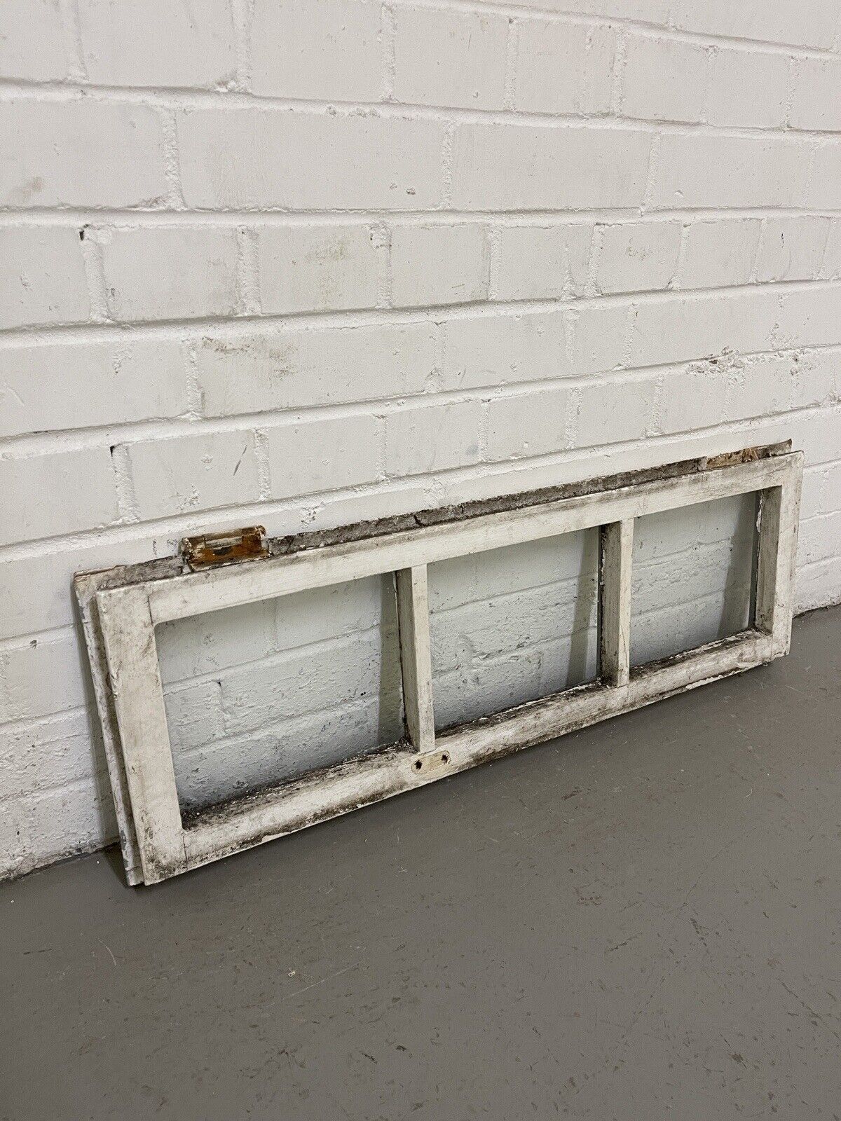 Modern Georgian 3 Panel Wooden Window 845 x 295mm