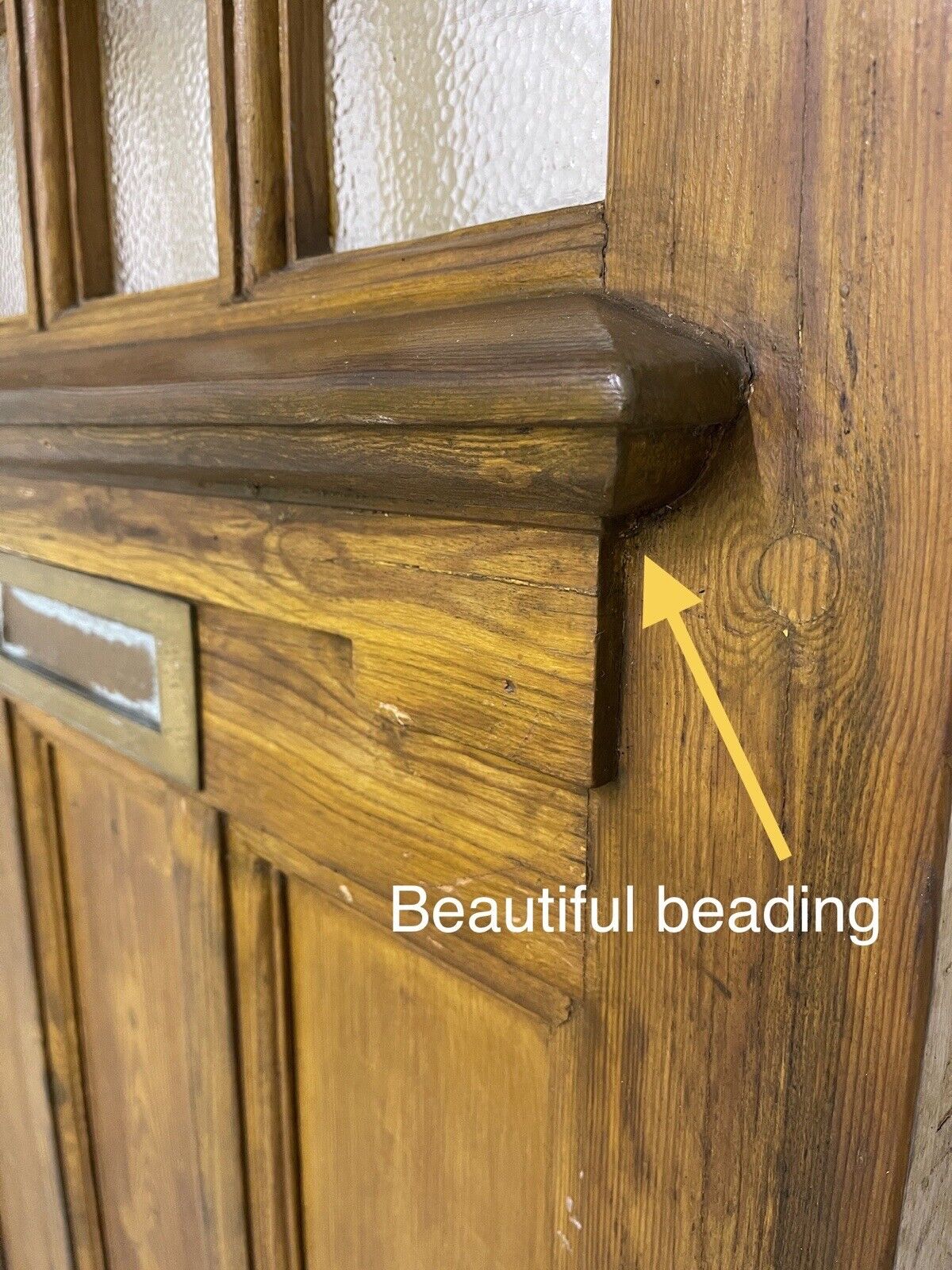 Reclaimed Old Victorian Georgian Edwardian Wooden Front Door 2020mm x 810mm