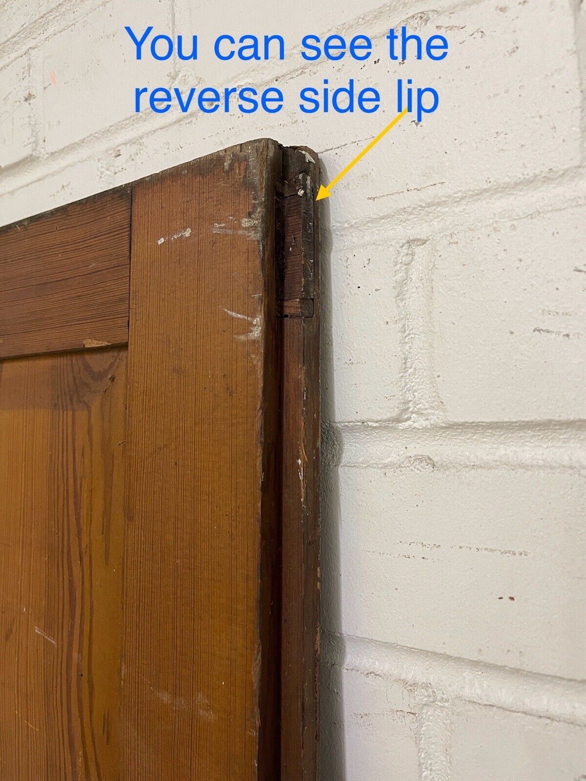 Reclaimed Arts And Crafts Victorian Alcove Cupboard Door 1805mm X 537 Or 530mm