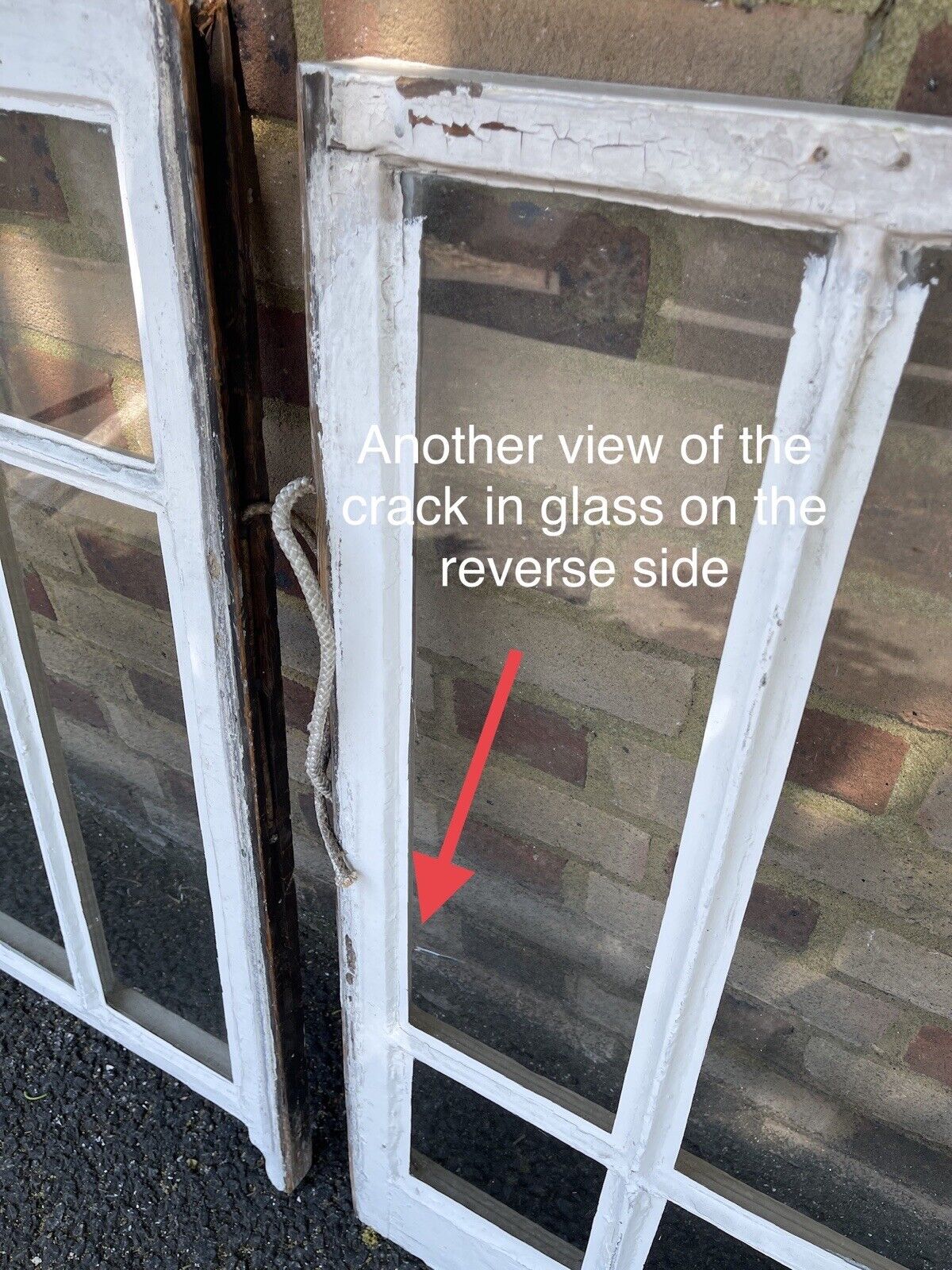 Pair Of Reclaimed Old Edwardian 6 Panel Wooden Panel Sash Window 915 x 1190mm