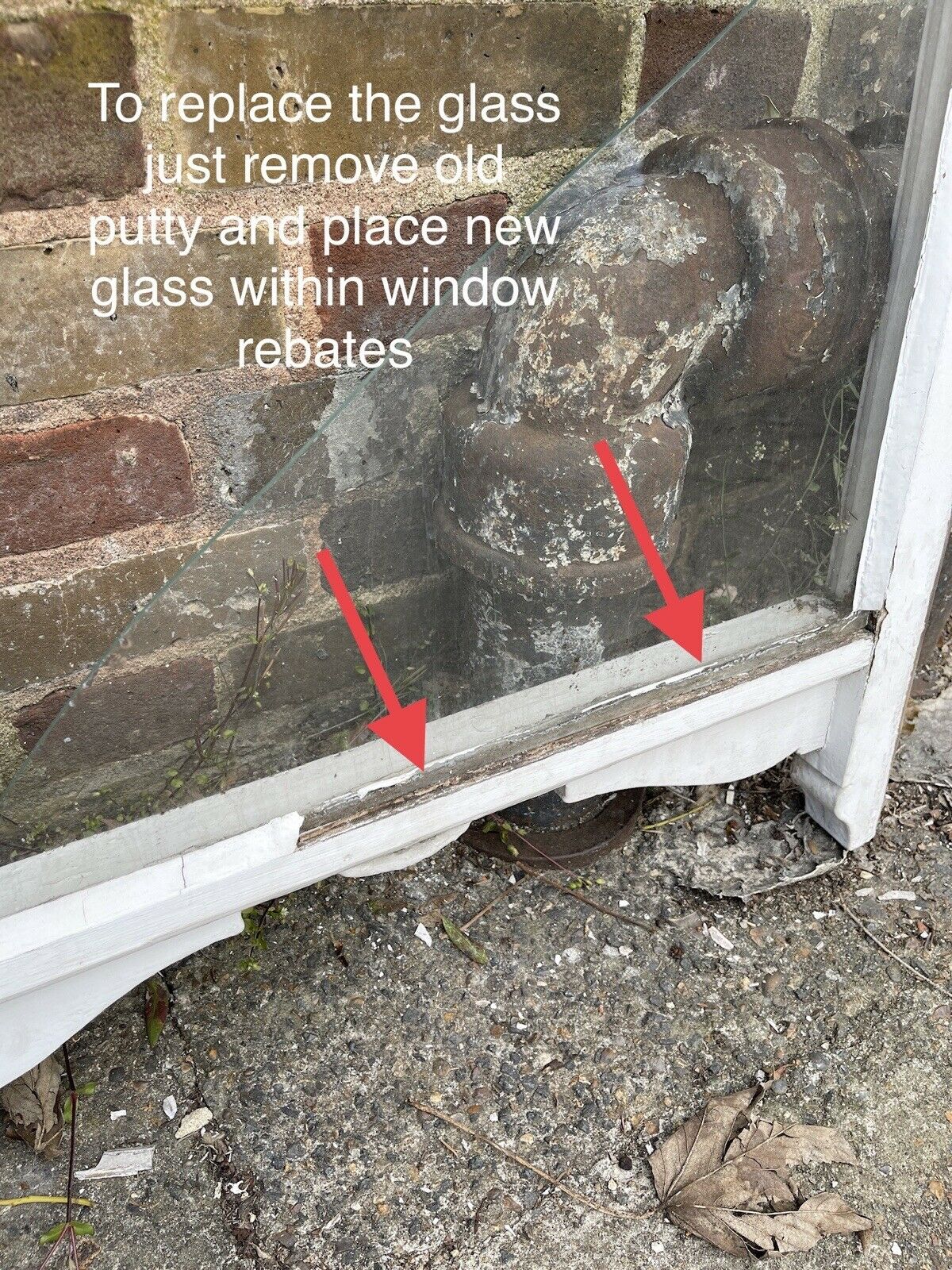 Reclaimed Old Edwardian Arch Panel Wooden Sash Window Rare Wood Carving