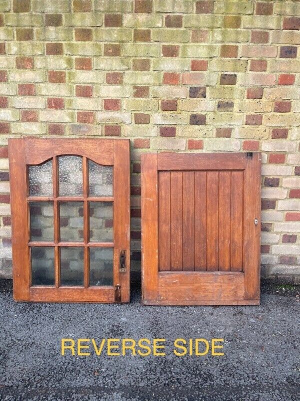 Solid Hardwood External Safety Glass panel Stable Door 2200 X 760mm