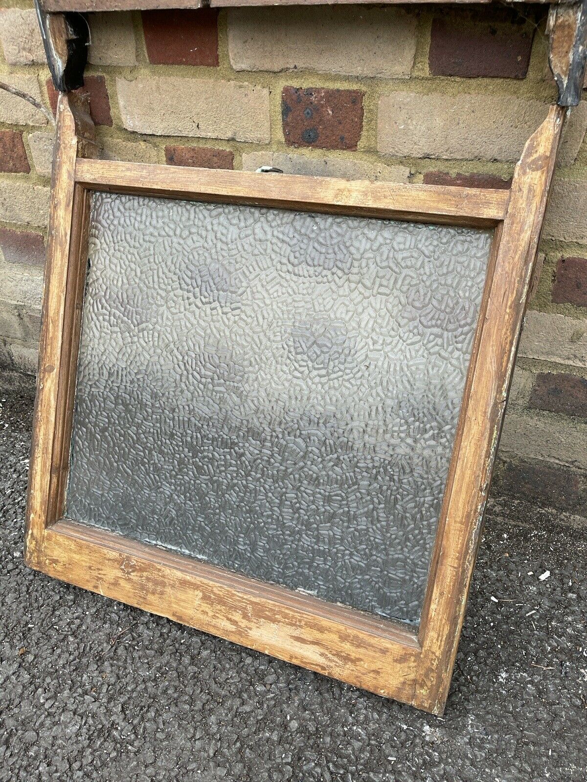 Pair Of Reclaimed Old Victorian Wooden Panel Top Bottom Sash Windows