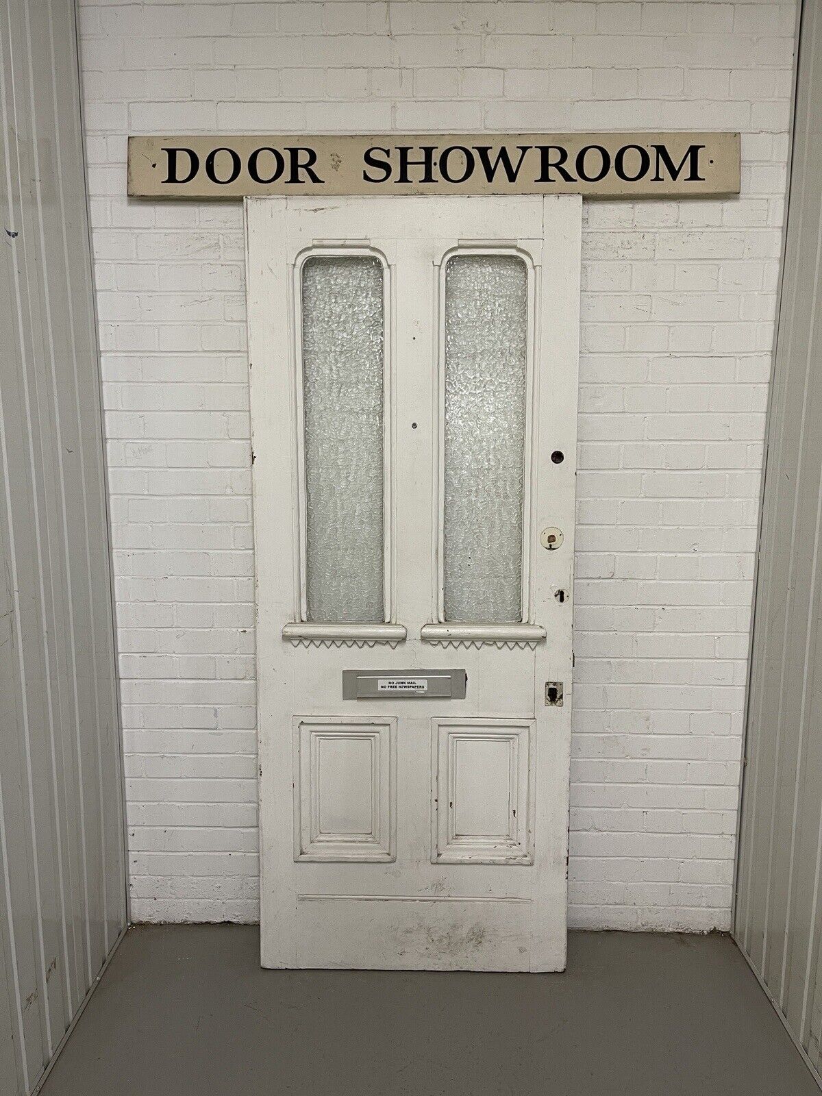 Reclaimed Old Arts and Crafts Victorian Wooden Front Door 2075 x 860 or 850mm