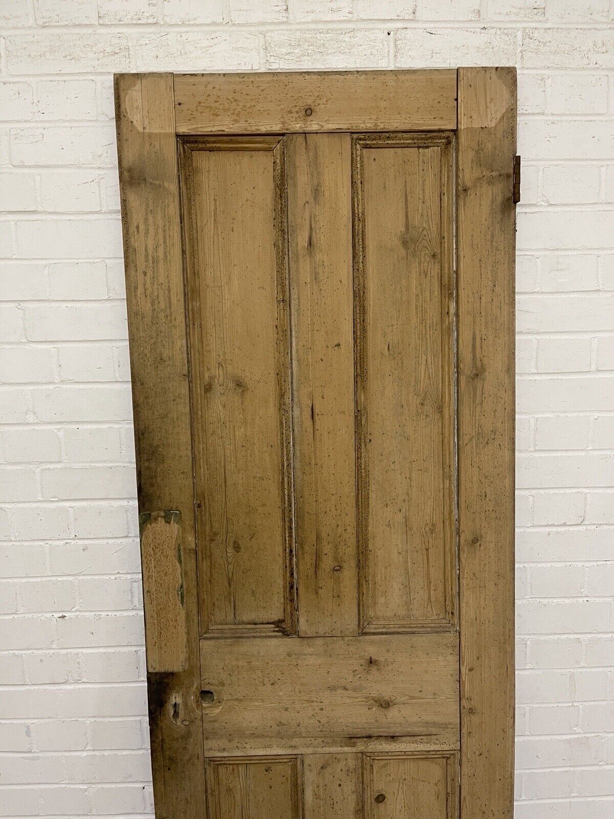 Distressed Reclaimed Victorian Pine Internal 4 panel Door 1910 x 695mm Or 690mm