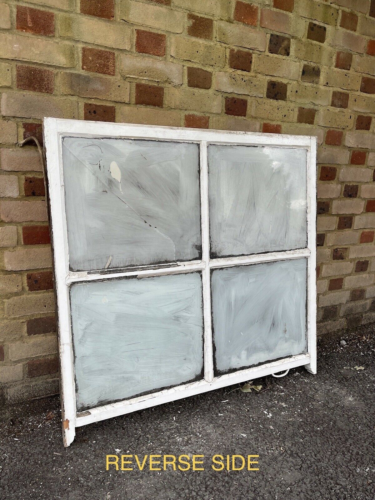 Large Reclaimed Old Georgian 4 Panel Wooden Sash Window 1015 x 1065mm