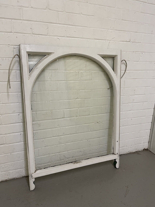 Reclaimed Old Edwardian Arch Wooden Sash Window 765 x 1017mm
