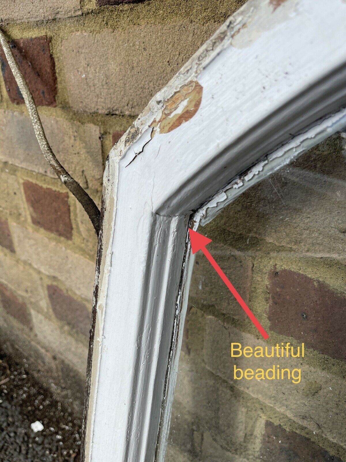 Reclaimed Old Edwardian Arch Wooden Sash Window 615 x 875mm