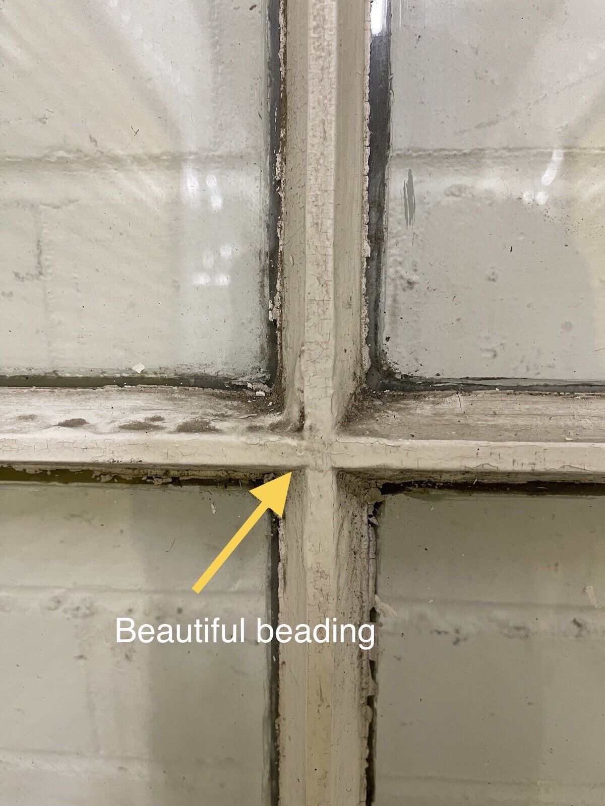 Modern Georgian 10 Panel Wooden Window 605 x 1380mm