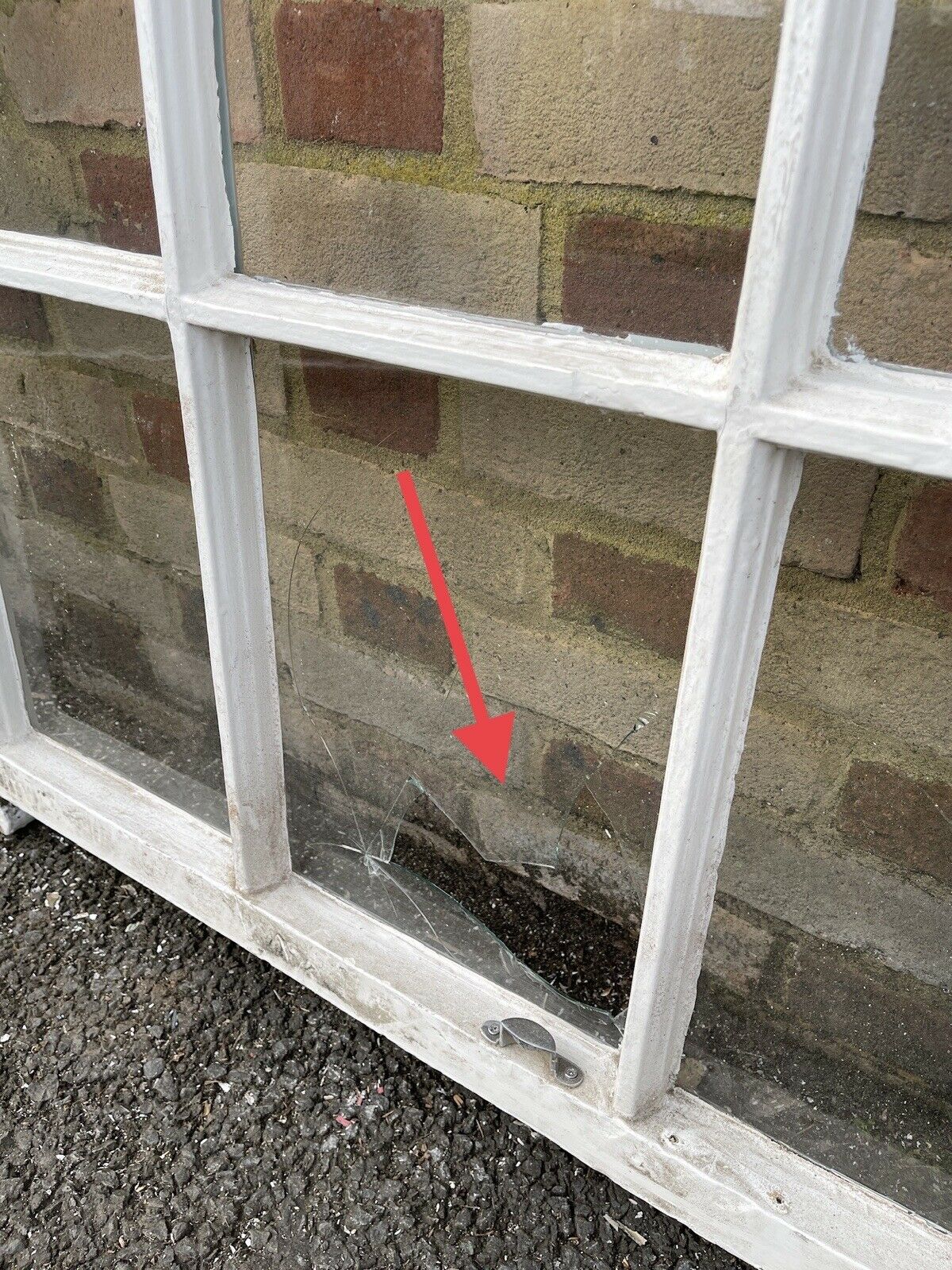 Reclaimed Old Georgian 8 Panel Wooden Sash Window