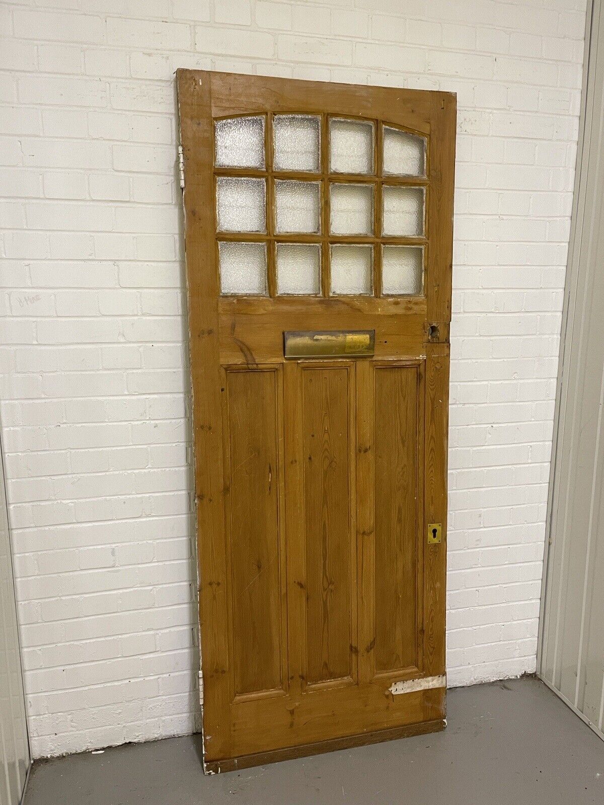 Reclaimed Old Victorian Georgian Edwardian Wooden Front Door 2020mm x 810mm