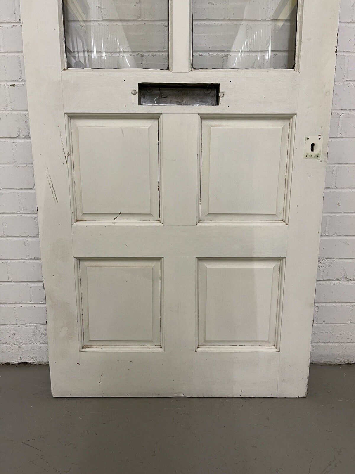 Reclaimed Victorian Edwardian Wooden Panel Front Door 2025 x 785mm OR 790mm