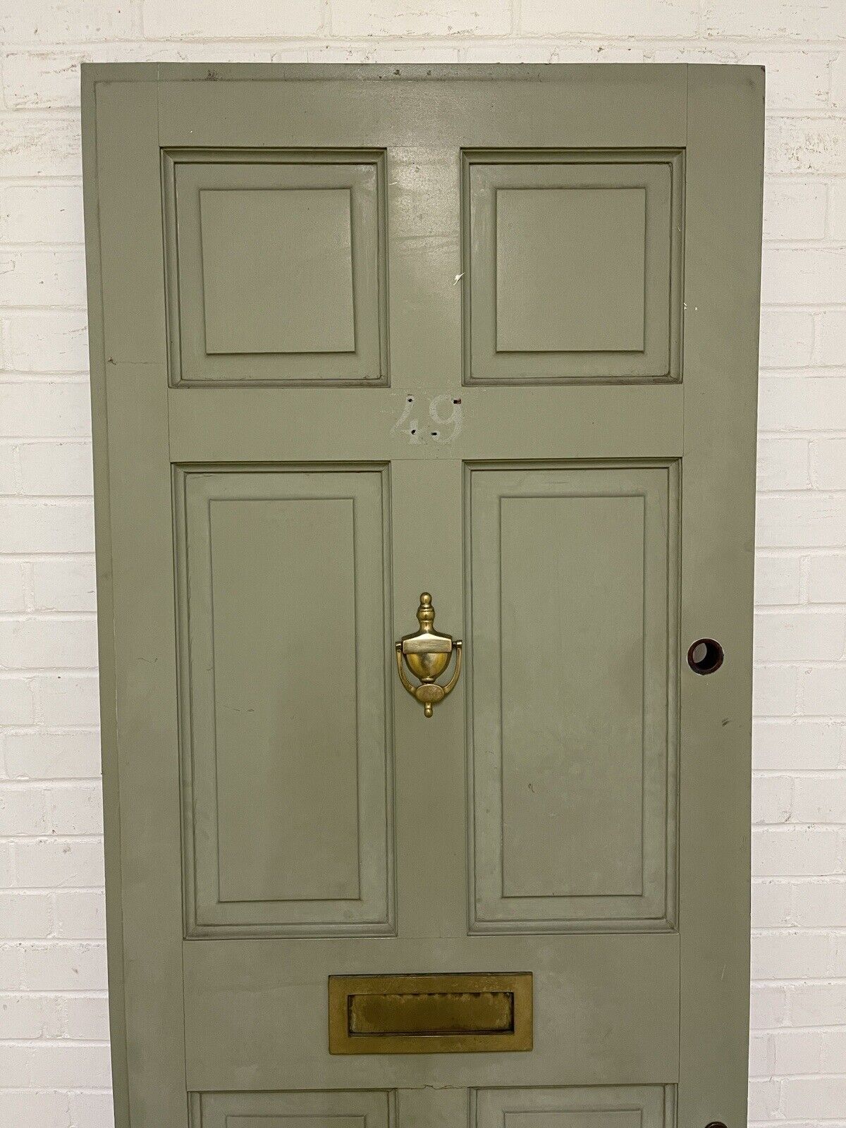 Reclaimed Old Wooden Bespoke Hardwood Front Door 2030 x 803mm
