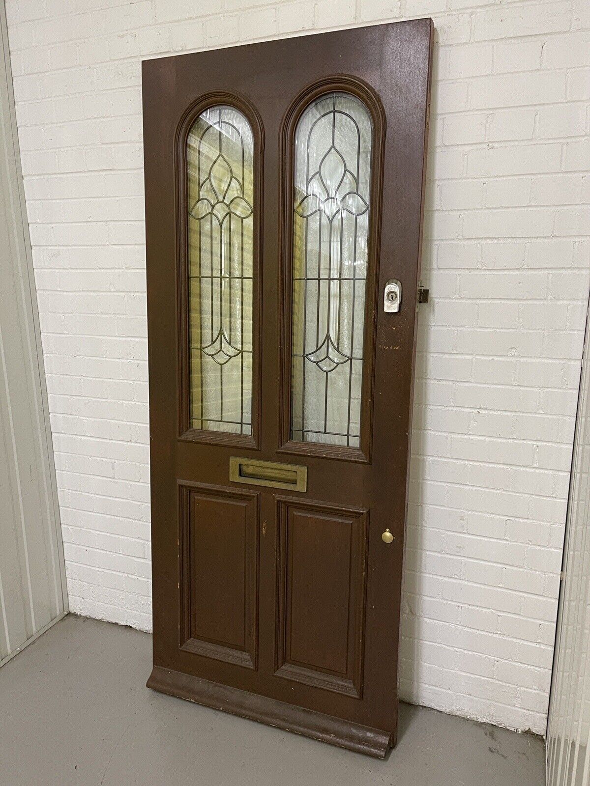Reclaimed Victorian Style Wooden Panel External Front Door 1980 1965 x 840mm