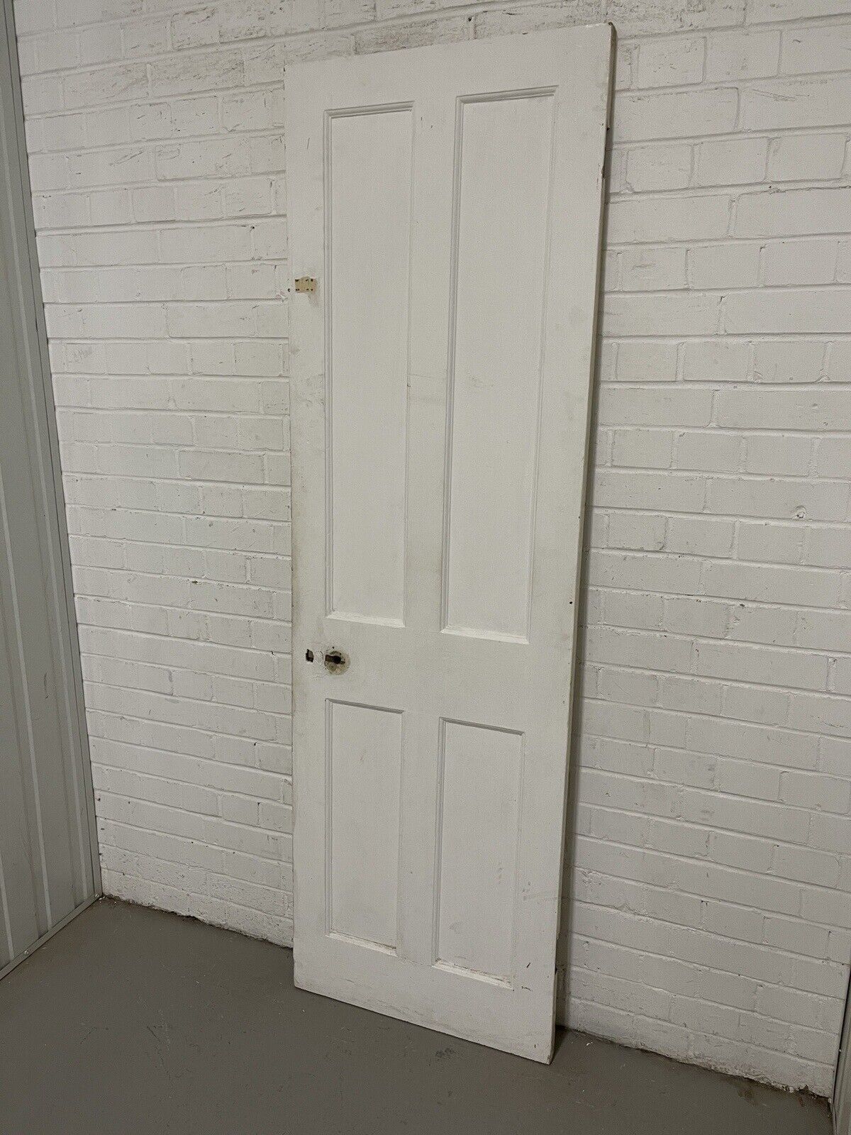 Reclaimed Victorian Pine Internal 4 panel Door 1945 x 605mm