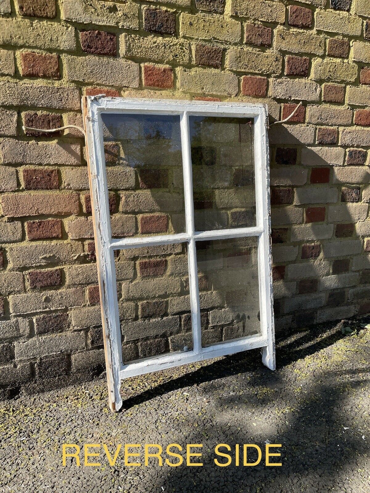 Reclaimed Old Georgian 4 Panel Wooden Window