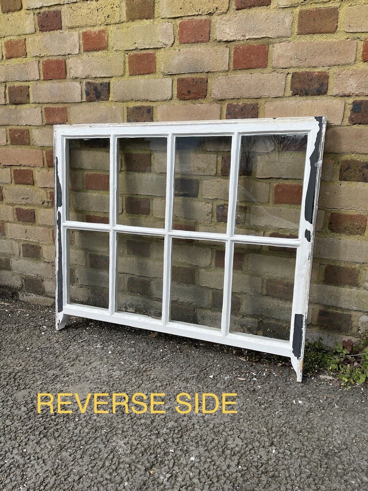 Reclaimed Old Georgian 8 Panel Wooden Sash Window