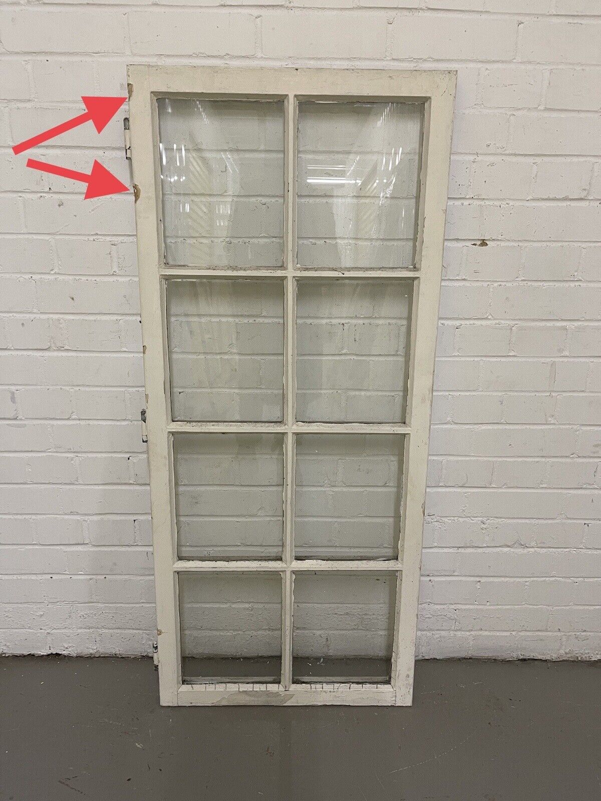 Modern Georgian 8 Panel Wooden Window 565 x 1290mm