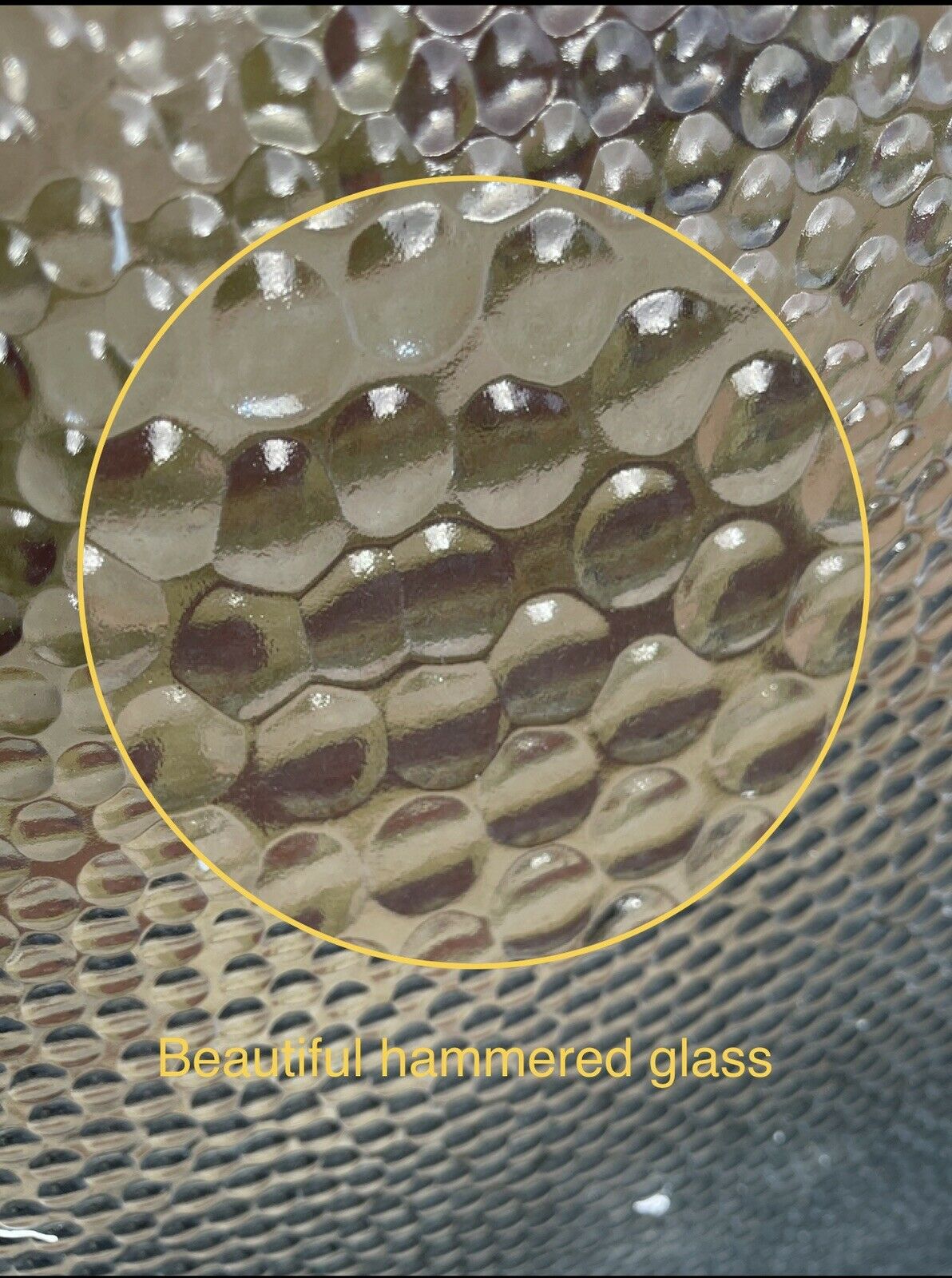 Reclaimed Hammered Glass Wooden Panel Window