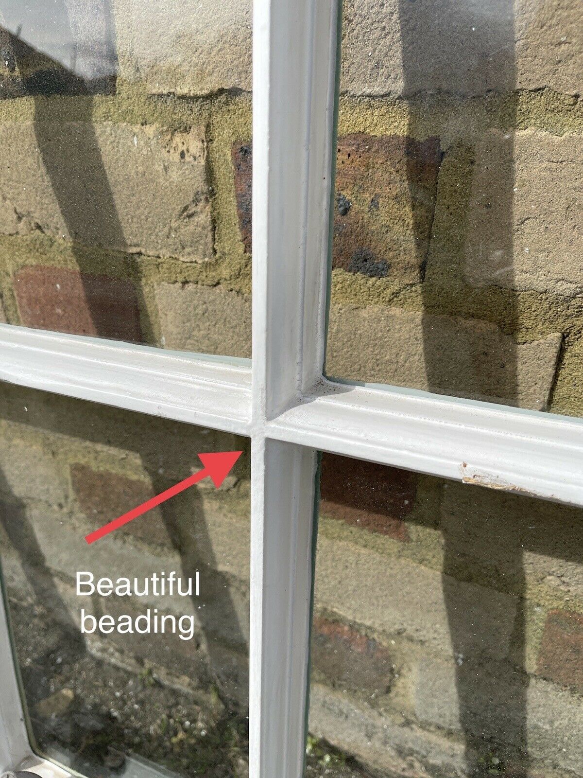 Reclaimed Old Georgian 8 Panel Wooden Sash Window