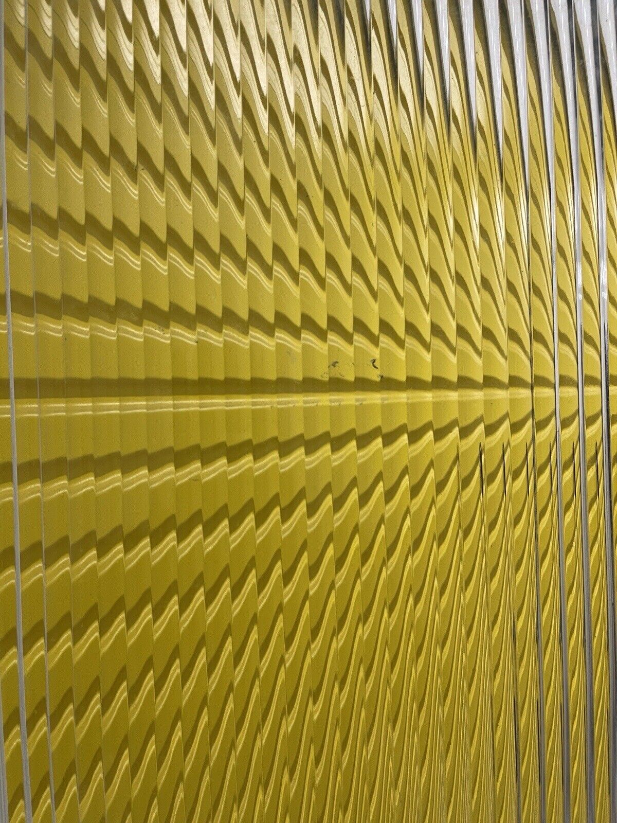 Reclaimed Reeded Glass External Door 1950 x 840mm