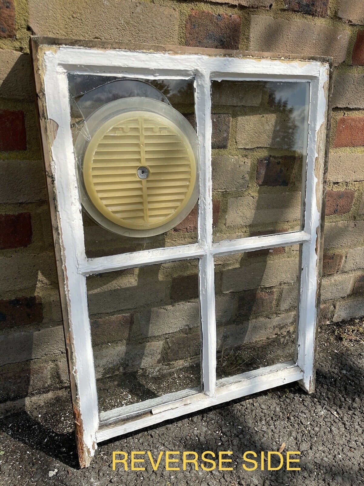 Reclaimed Old Georgian 4 Panel Wooden Window