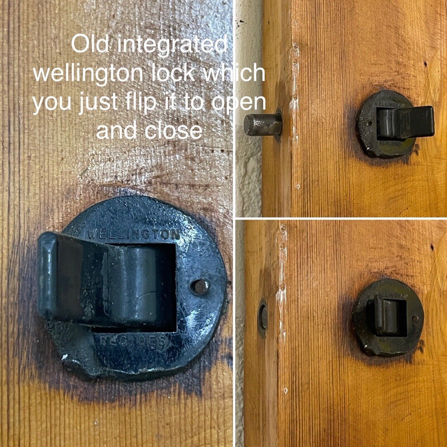 Reclaimed Arts Crafts Wooden Panel External Front Door 2100 x 835mm